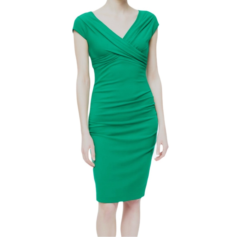 BCBGMaxAzria ‘Vita’ Vibrant Green Cocktail Dress